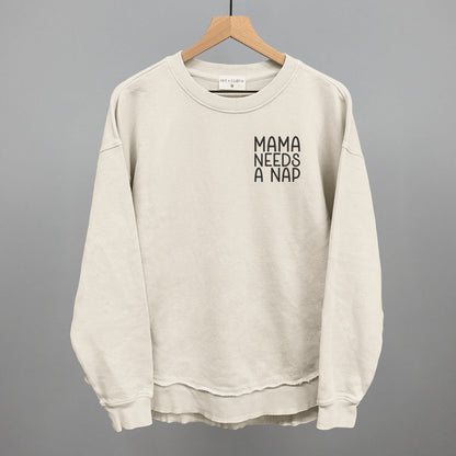 Mama Needs A Nap graphic top in Tapioca