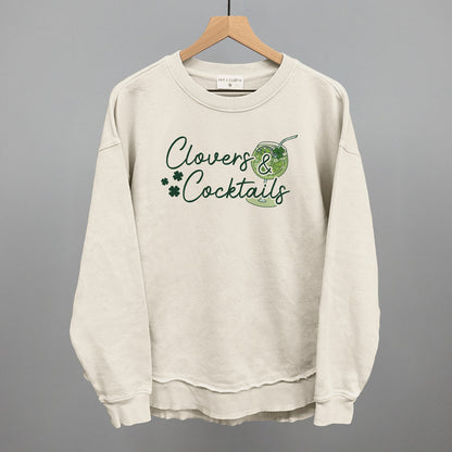 Clovers & Cocktails Funny Oversized Terry Poncho in Tapioca – Ivy + Cloth