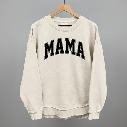 Mama graphic top in Tapioca