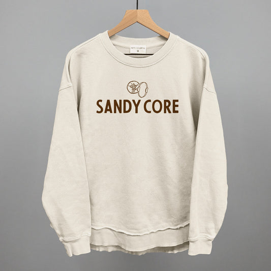 Sandy Core Funny Oversized Terry Poncho in Tapioca – Ivy + Cloth