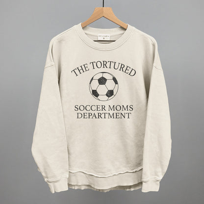 The Tortured Soccer Moms Department Funny Oversized Terry Poncho in Tapioca – Ivy + Cloth
