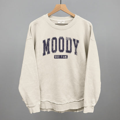 Moody Est. 7 AM graphic top in Tapioca
