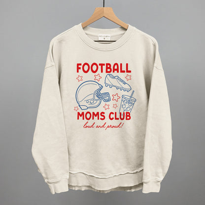 Football Moms Club Doodle Funny Oversized Terry Poncho in Tapioca – Ivy + Cloth