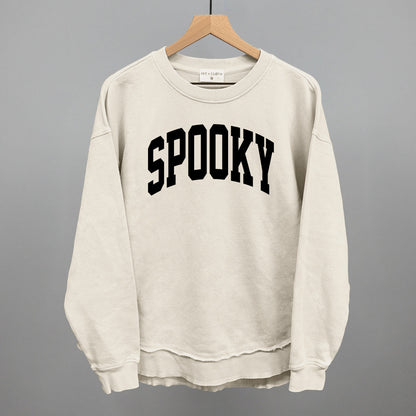 Spooky Halloween graphic top in Tapioca