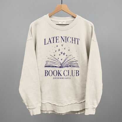 Late Night Book Club Funny Oversized Terry Poncho in Tapioca – Ivy + Cloth