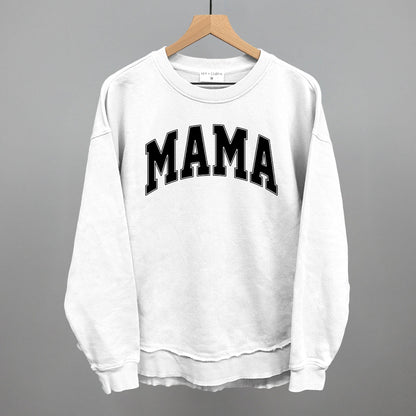 Mama graphic top in White