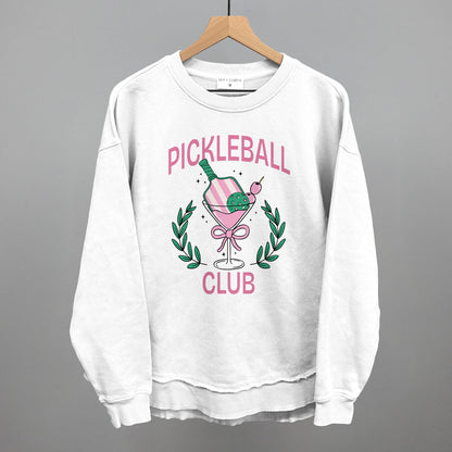 Pickleball Club Martini Funny Oversized Terry Poncho in White – Ivy + Cloth