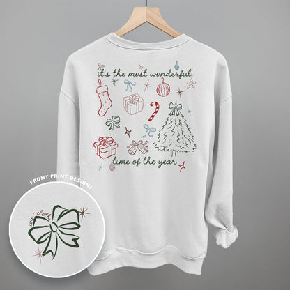 Wonderful Time Doodles (Back Print) Funny Shirt & Sweatshirt in White – Ivy + Cloth
