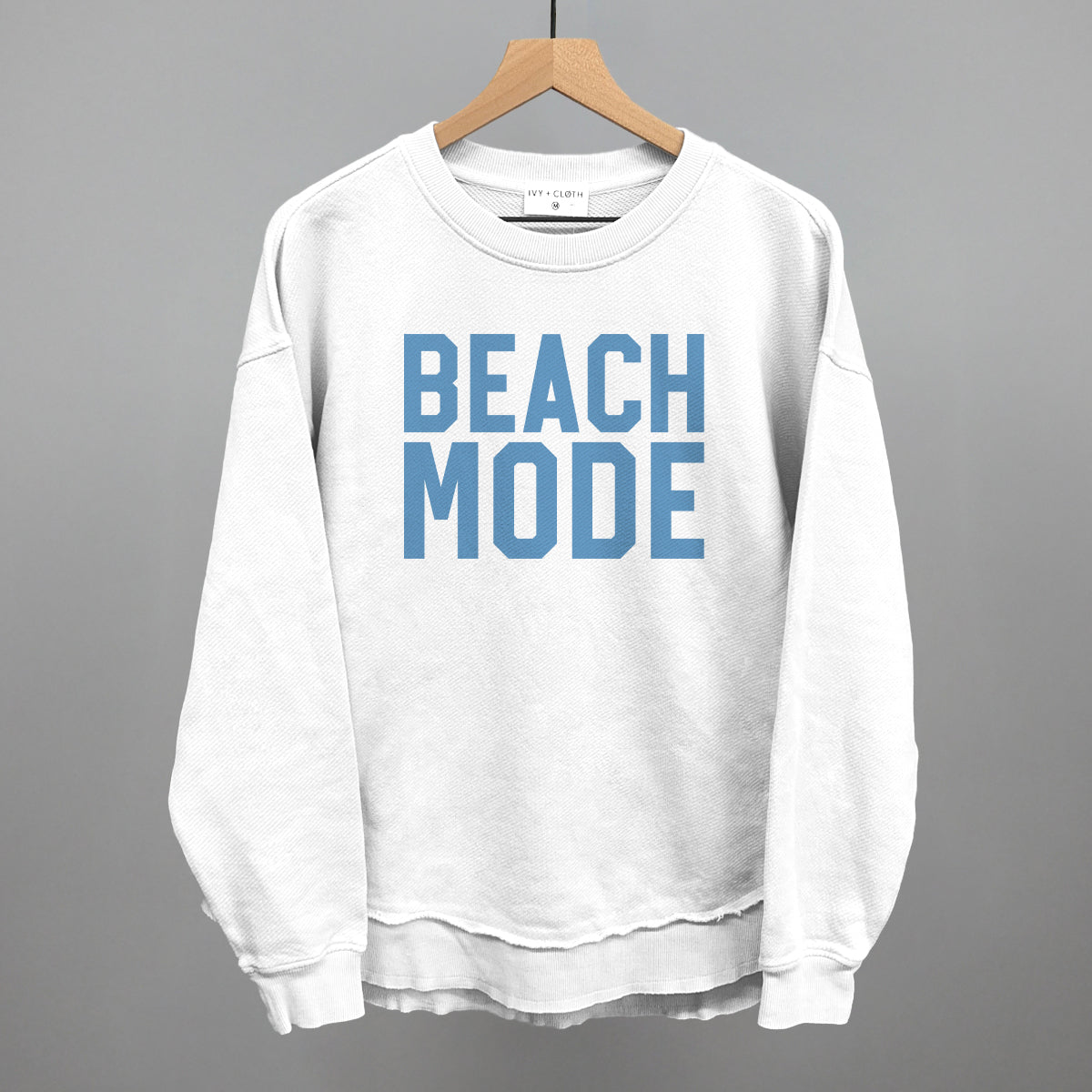Beach Mode graphic top in White