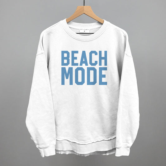 Beach Mode graphic top in White