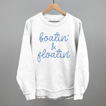Boatin' & Floatin' Funny Oversized Terry Poncho in White – Ivy + Cloth