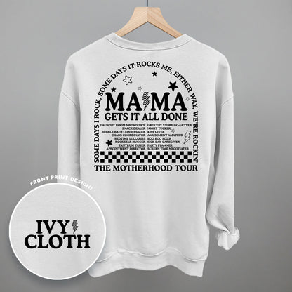 The Motherhood Tour (Back Print) Funny Shirt & Sweatshirt in White – Ivy + Cloth