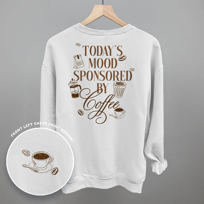 Mood Sponsored By Coffee graphic top in White