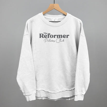 The Reformer Pilates Club Funny Oversized Terry Poncho in White – Ivy + Cloth