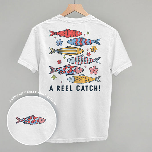 A Reel Catch (Back Print) Funny Sweatshirt in White – Ivy + Cloth