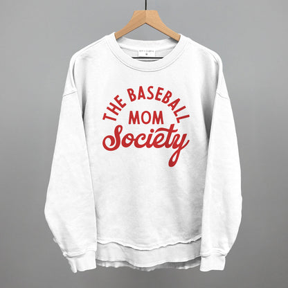 The Baseball Mom Society Funny Oversized Terry Poncho in White – Ivy + Cloth