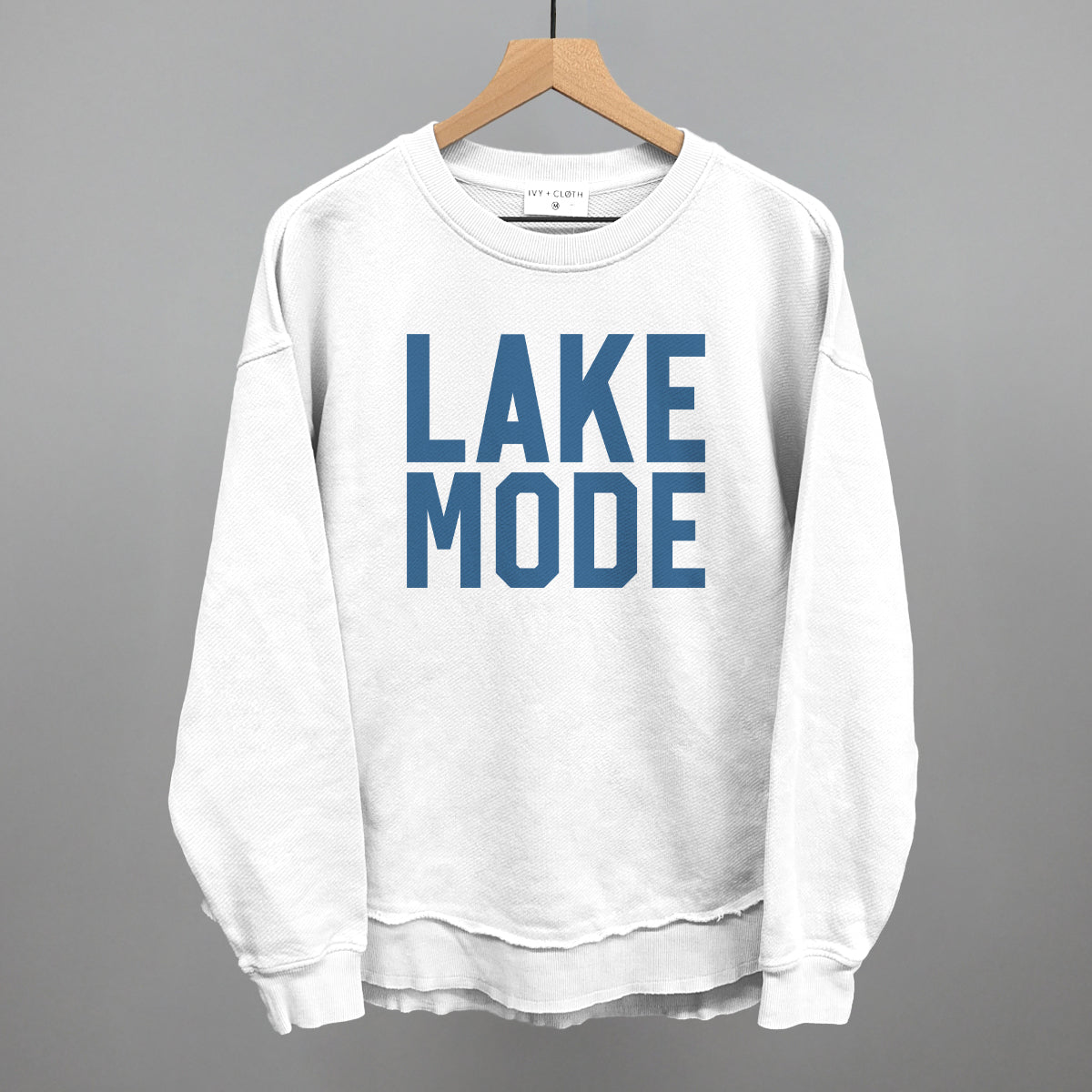Lake Mode Lake Life graphic top in White