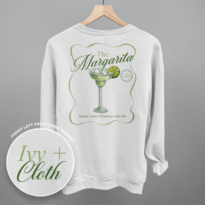 The Margarita (The Original) (Back Print) Funny Sweatshirt in White – Ivy + Cloth