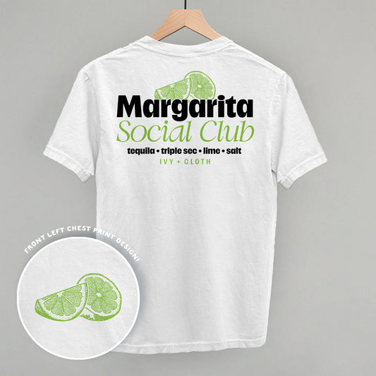 Margarita Social Club (Back Print) Funny Sweatshirt in White – Ivy + Cloth