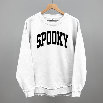 Spooky Halloween graphic top in White