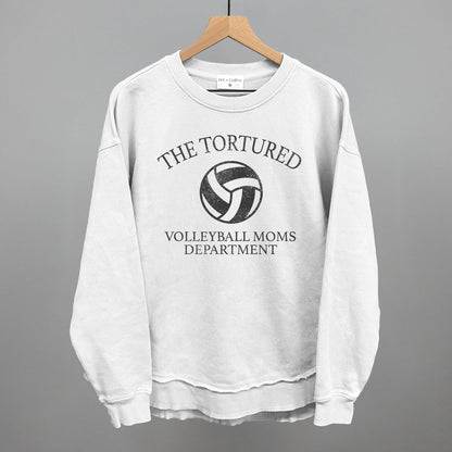 The Tortured Volleyball Moms Department Funny Oversized Terry Poncho in White – Ivy + Cloth