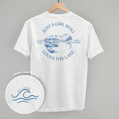 Just A Girl Who Loves The Lake (Back Print) Funny Shirt & Sweatshirt in White – Ivy + Cloth