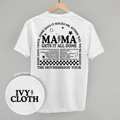 The Motherhood Tour (Back Print) Funny Shirt & Sweatshirt in White – Ivy + Cloth