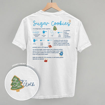 Sugar Cookie Recipe (Back Print) Funny Shirt & Sweatshirt in White – Ivy + Cloth