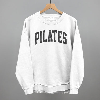 Pilates Arch Funny Oversized Terry Poncho in White – Ivy + Cloth