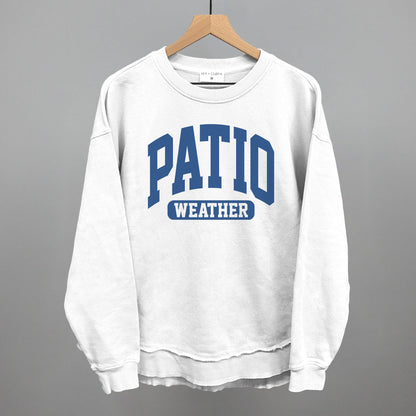 Patio Weather graphic top in White