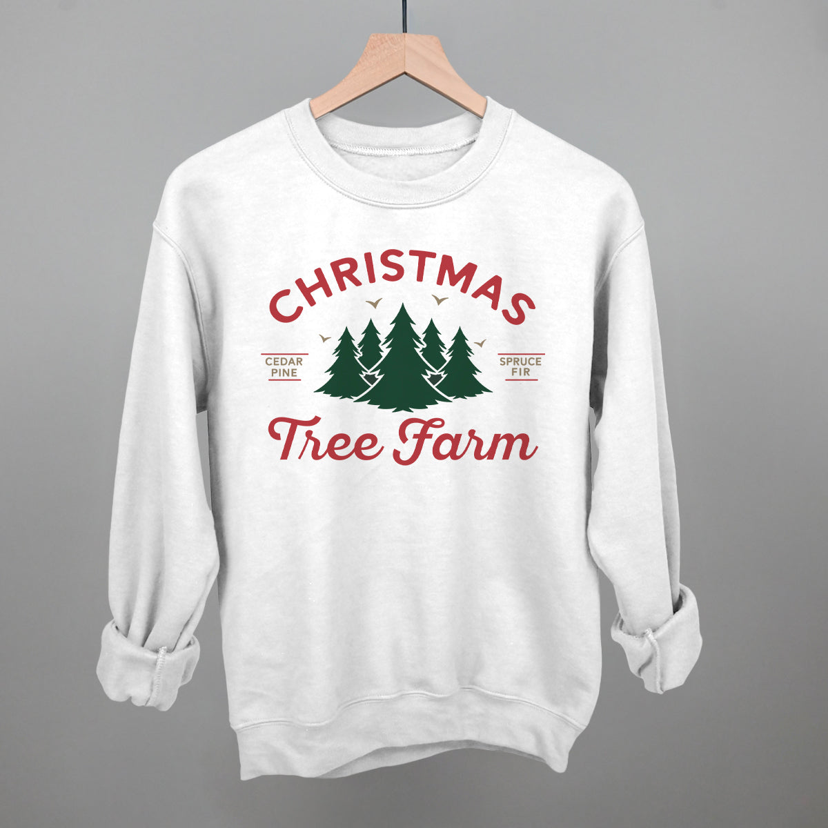 Christmas Tree Farm Funny Shirt & Sweatshirt in White – Ivy + Cloth