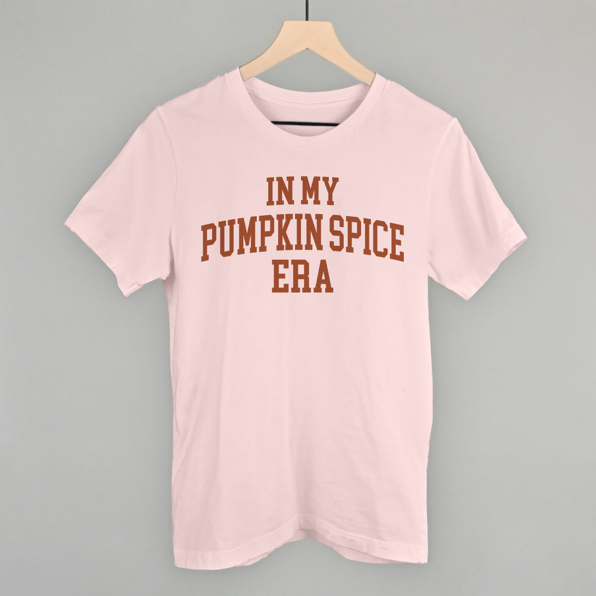 In My Pumpkin Spice Era Collegiate Funny T-Shirt in Soft Pink – Ivy + Cloth