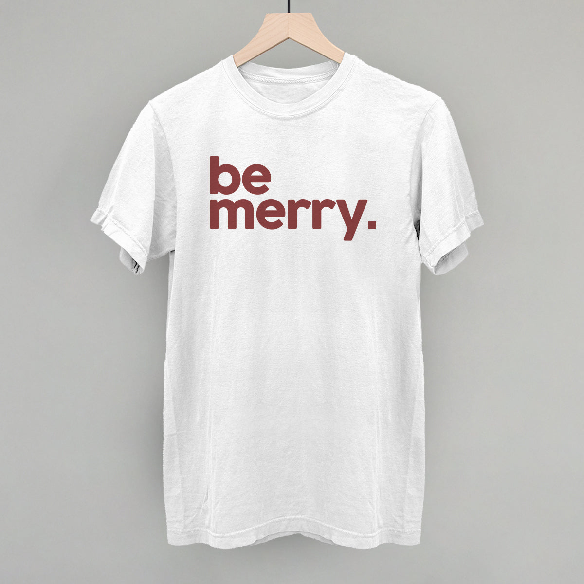 Be Merry Funny Comfort Colors T-Shirt in White – Ivy + Cloth