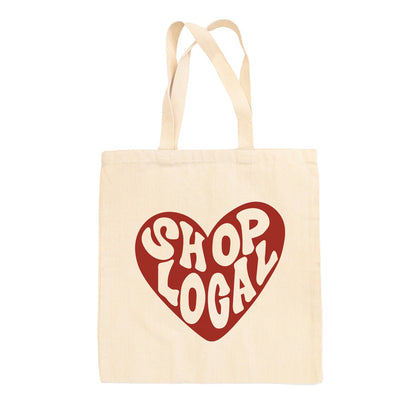Shop Local Red Heart Funny Tote Bag in Natural – Ivy + Cloth