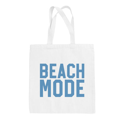Beach Mode (Tote Bag) Funny Tote Bag in White – Ivy + Cloth