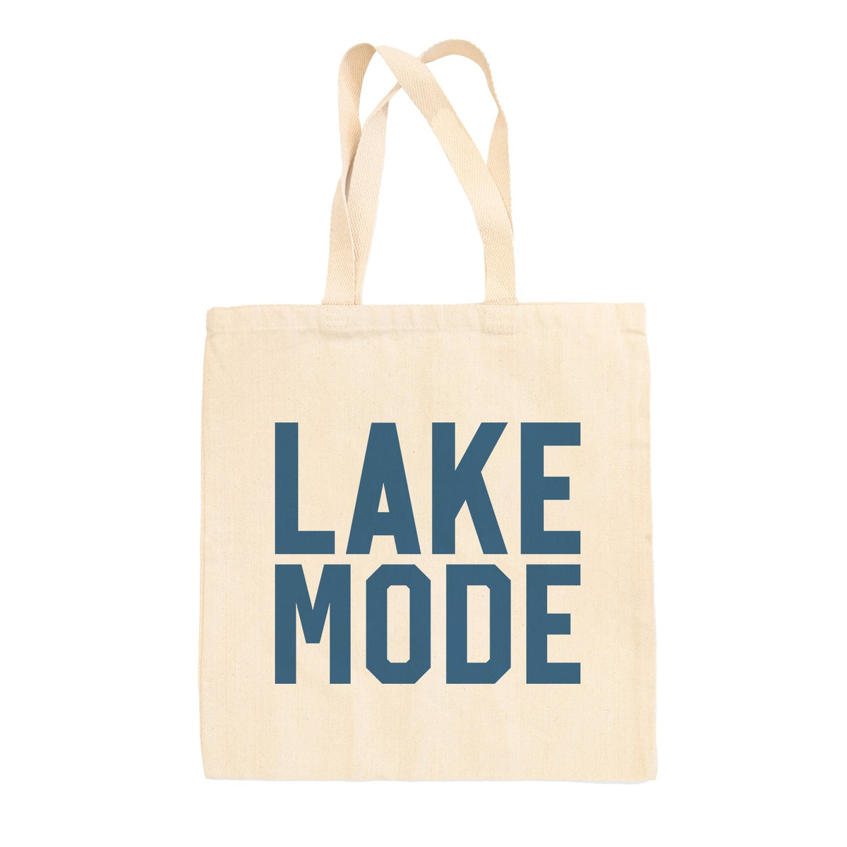 Lake Mode (Tote Bag) Funny Tote Bag in Natural – Ivy + Cloth