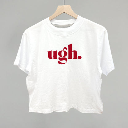 Ugh Funny Boxy T-Shirt in White – Ivy + Cloth