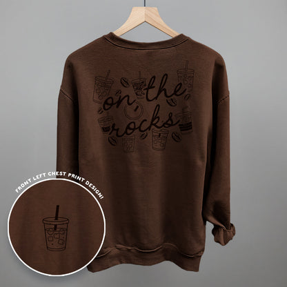 The Rocks Iced Coffee Lover graphic top in Chocolate