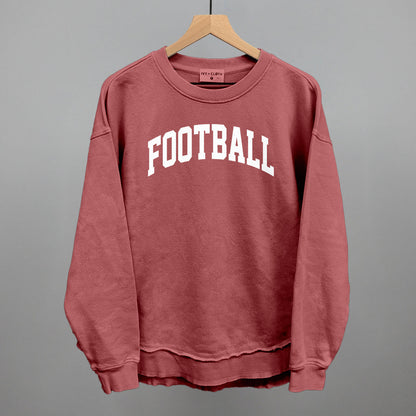 Football Arch (White) Funny Oversized Terry Poncho in Marsala – Ivy + Cloth