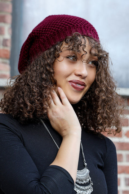 Textured Slouch Beanie
