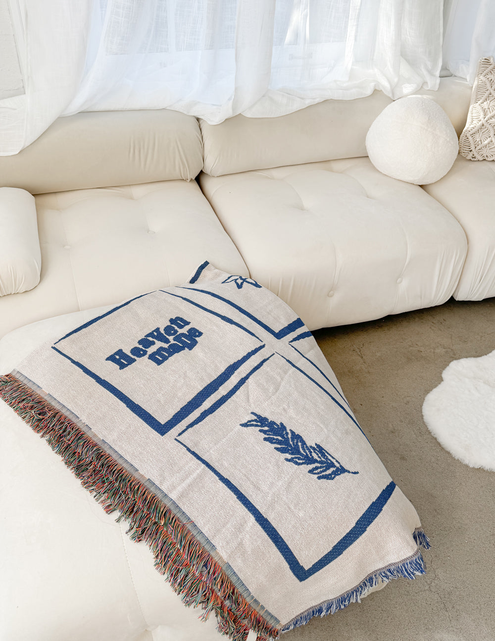Elevated Faith Blanket with Harvest Theme as Unique Christian Gifts for Home Decor