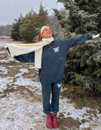 Elevated Faith Dark Blue Sweatpants in Christian Apparel for Comfortable Winter Wear