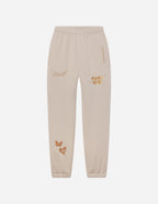 Elevated Faith Beige Sweatpants with Christian Apparel Designs and Inspirational Graphics