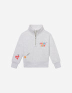 Elevated Faith Kids Jacket in Gray with Fun Graphics for Christian Kids Apparel