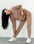Elevated Faith Sweatpant in Soft Brown for Comfortable Christian Apparel Wear