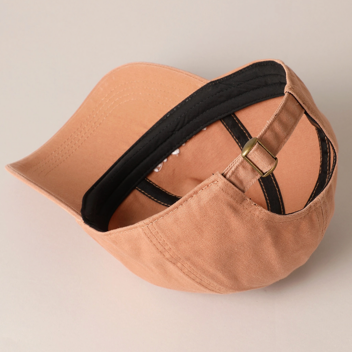 Mama Heart Embroidered Hat in Clay
