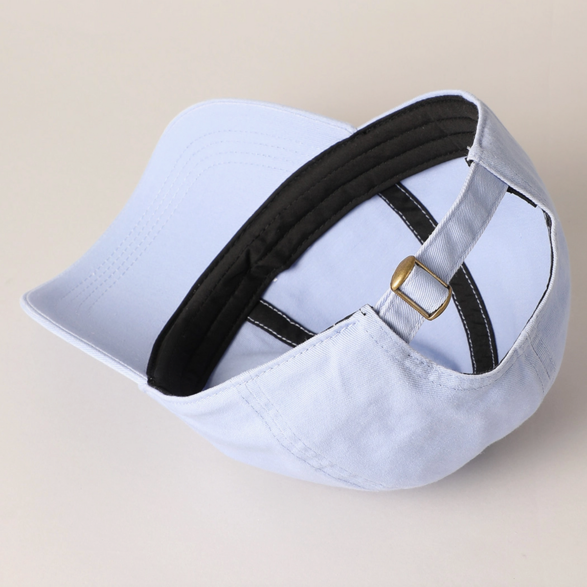 Mama Heart Embroidered Hat in Light Blue