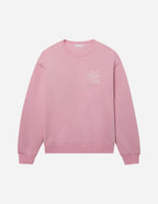 Elevated Faith Christian Crewneck Sweatshirt in Pink with 'No Greater Love' Design