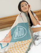 Elevated Faith WJD Blanket featuring vibrant patterns for cozy Christian gifts