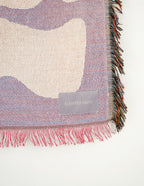 Elevated Faith Blanket with Colorful Pattern and Fringed Edges, Perfect for Christian Gifts